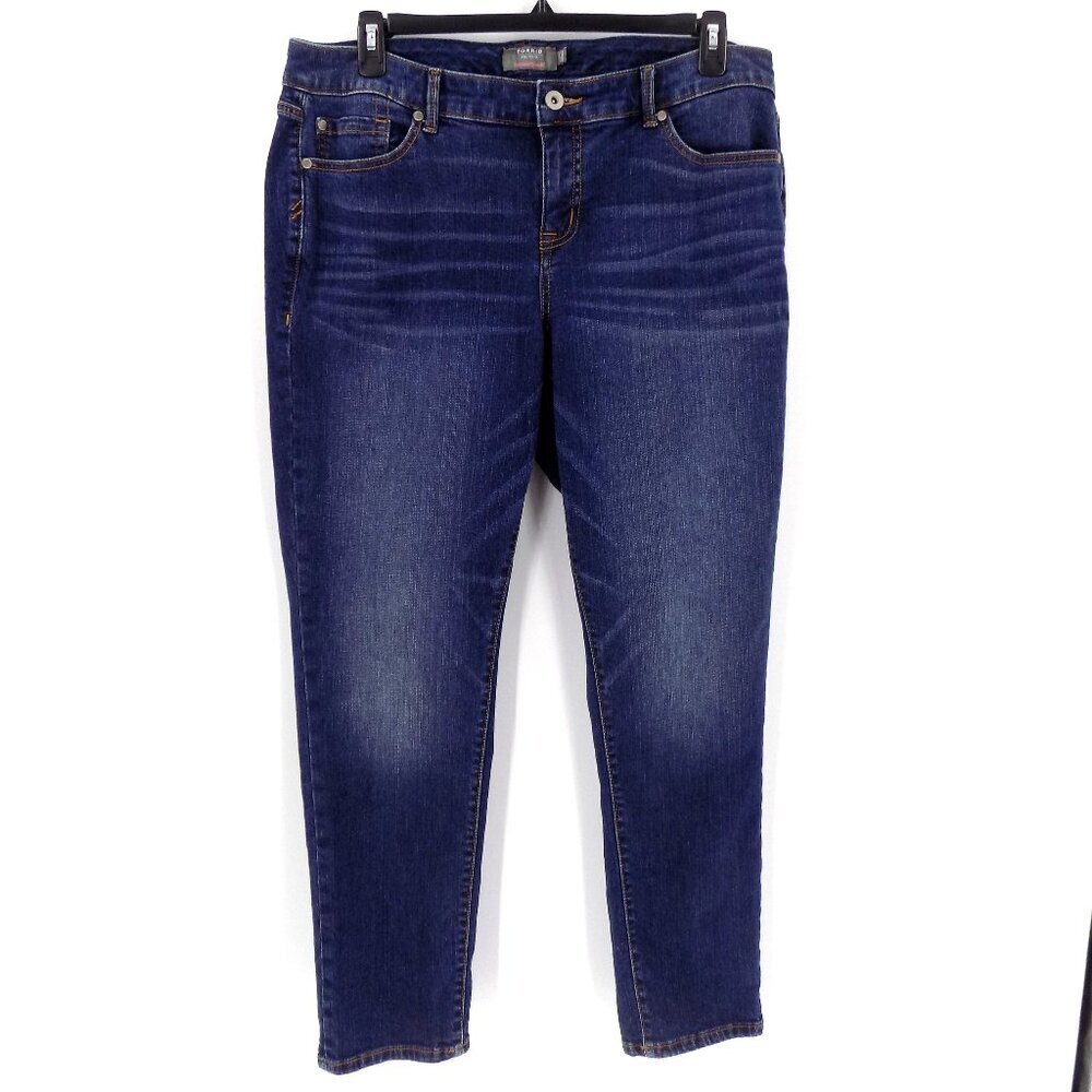 Torrid Boyfriend Straight Mid-Rise Jeans Sz 16R Blue